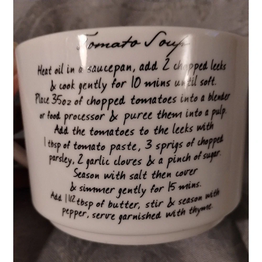 Recipe Mug‎ Tomato Soup Recipe Graphic Novelty Coffee Cup Tea Mug